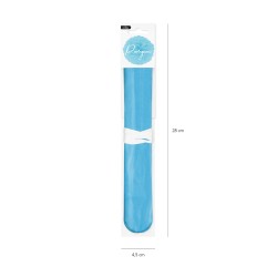 Pompon bibułowy niebieski 25 cm dekoracyjny