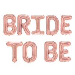 Balony foliowe Bride To Be Rose Gold