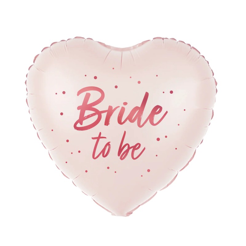 Balon foliowy Serce Bride to be 45cm