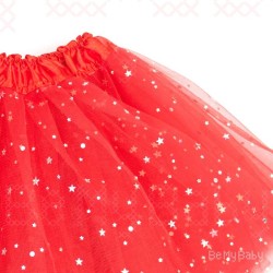 Spódniczka Gwiezdna Tutu - Czerwona