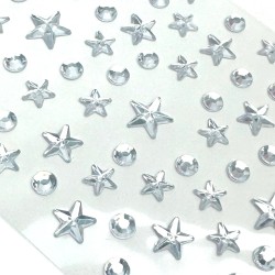 Kryształki Gwiazdki i Diamenty FaceGem 1 zestaw