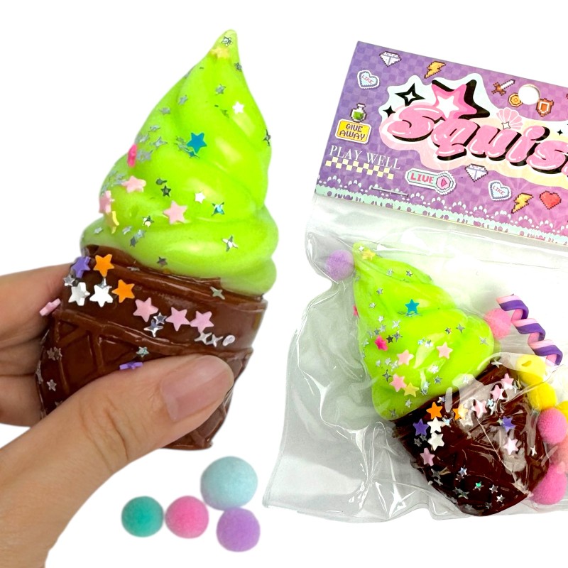 Gniotek Lód Antystresowy Kawaii Matcha