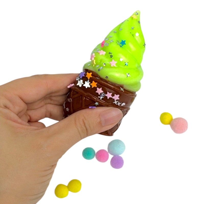 Gniotek Lód Antystresowy Kawaii Matcha