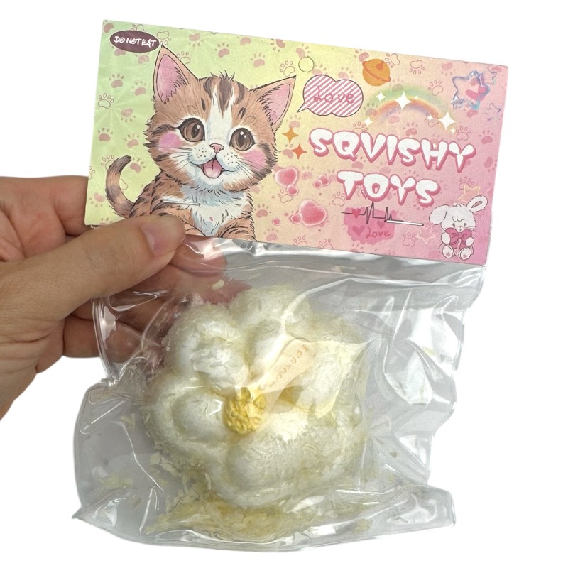 Zabawka Squishy Kocia Łapka z Kokosem