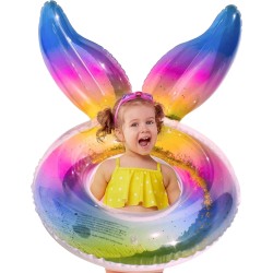 Koło Tęczowe 70cm Syrenka ogon