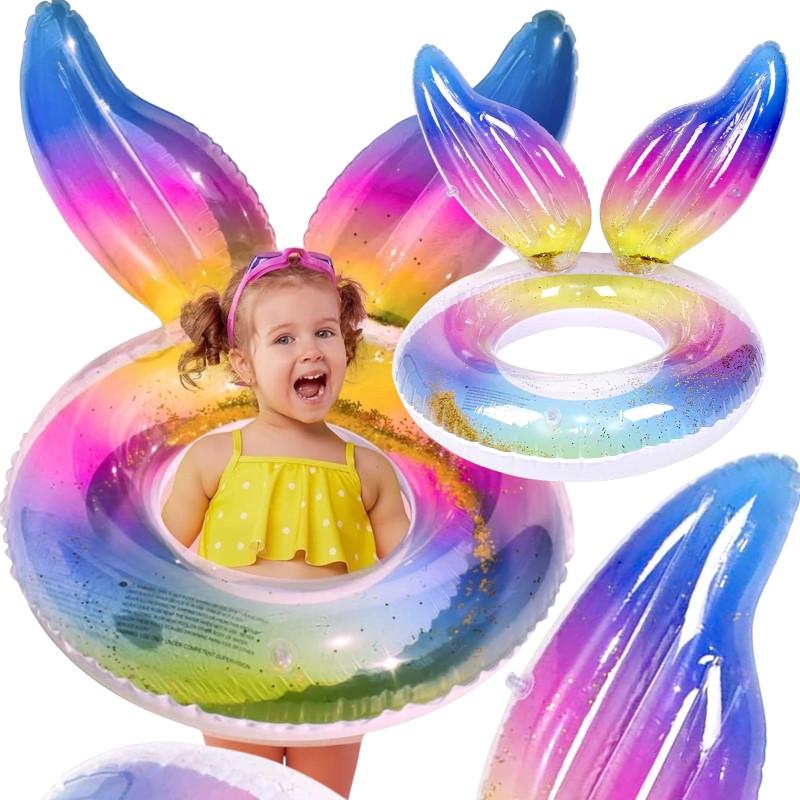 Koło Tęczowe 70cm Syrenka ogon