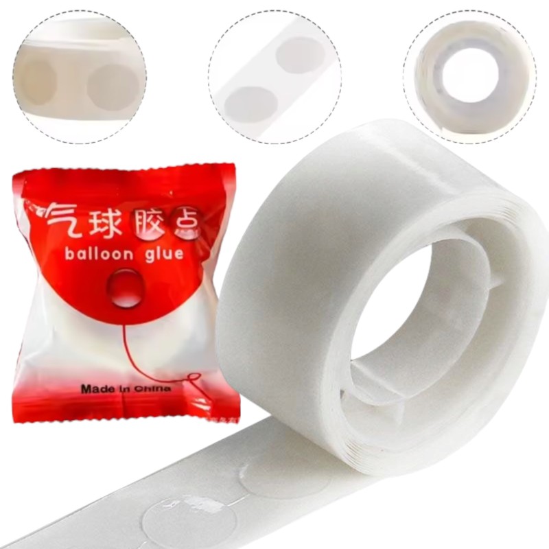 TAŚMA Dwustronne KROPKI klejące KLEJ DO BALONÓW