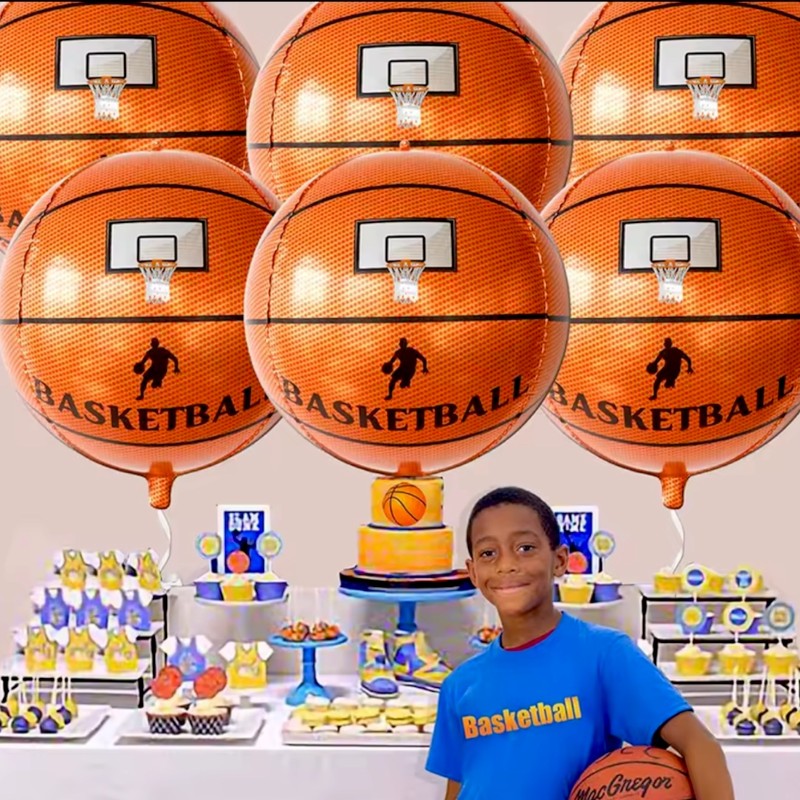 Balon foliowy piłka koszykówka 45 cm