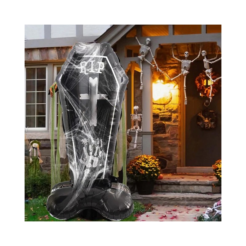 Balon foliowy trumna Halloween 122x60 cm