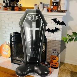 Balon foliowy trumna Halloween 122x60 cm