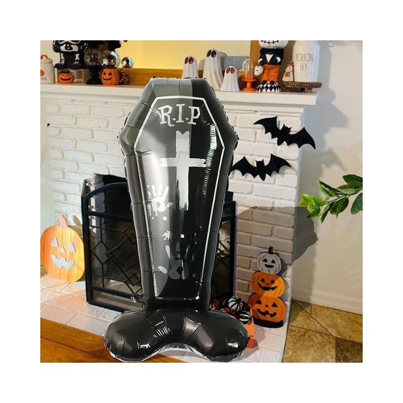 Balon foliowy trumna Halloween 122x60 cm