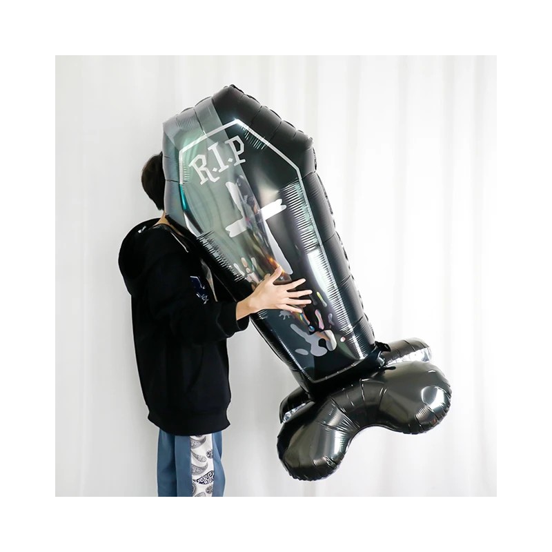 Balon foliowy trumna Halloween 122x60 cm