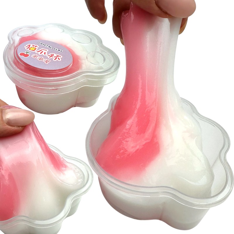 Slime Kocia Łapka Mleczko Pianka
