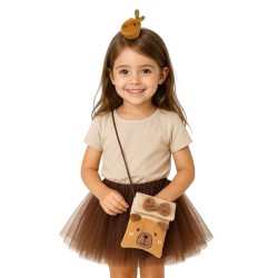 Zestaw TUTU Kapibara: Spódniczka, Torebka, Spinka