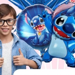 Zestaw Balonów Stich 80 cm Dekoracja Urodzinowa