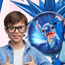 Zestaw Balonów Stich 80 cm Dekoracja Urodzinowa