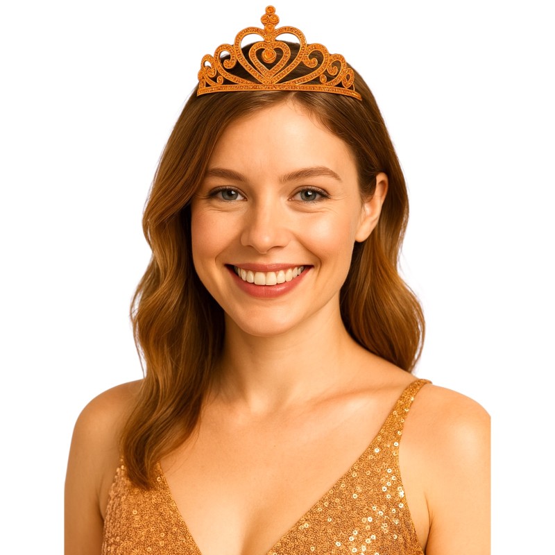 Korona Diadem Rose Gold na Bal i Wieczór Panieński