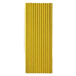 Słomki papierowe złote  20 szt.