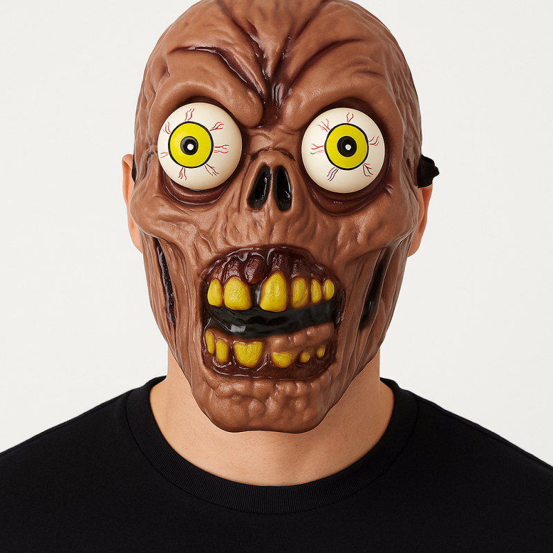 Maska Zombie Potwór Oczy Gały Halloween