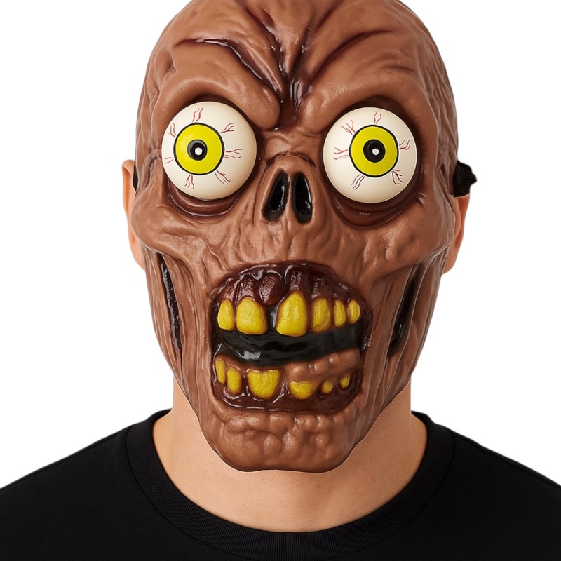 Maska Zombie Potwór Oczy Gały Halloween