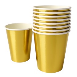 Kubeczki papierowe złote 10...