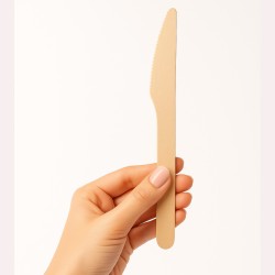 Noże drewniane 16cm zestaw 10 sztuk