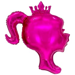 Duży różowy balon foliowy...