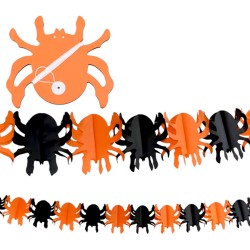 Baner sznur dekoracyjny Halloween 3D Pająk 3m