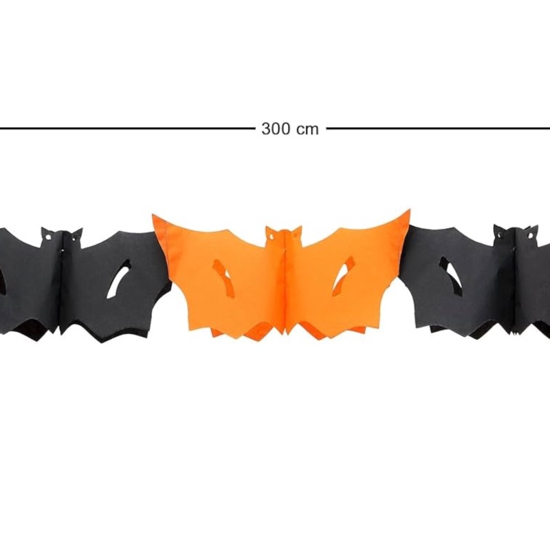 Girlanda papierowa Halloween Nietoperz 3m