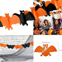 Girlanda papierowa Halloween Nietoperz 3m