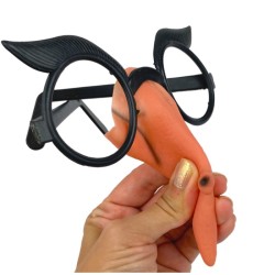 Nos wiedźma + okulary Halloween
