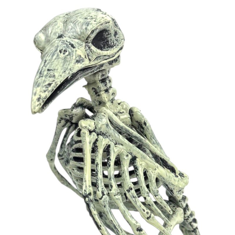 Dekoracja Halloween Szkielet Ptak 21 cm