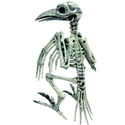 Dekoracja Halloween Szkielet Ptak 21 cm
