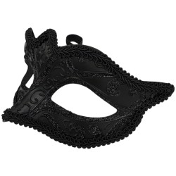 Czarna Maska Karnawałowa Wenecka