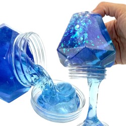 Slime Masa Sensoryczna z Perełkami i Hologramami 9 cm