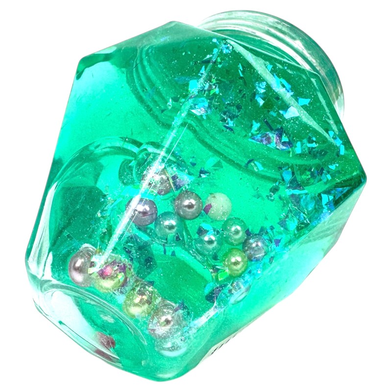 Slime Masa Sensoryczna z Perełkami i Hologramami 9 cm