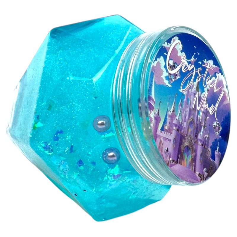 Slime Masa Sensoryczna z Perełkami i Hologramami 9 cm