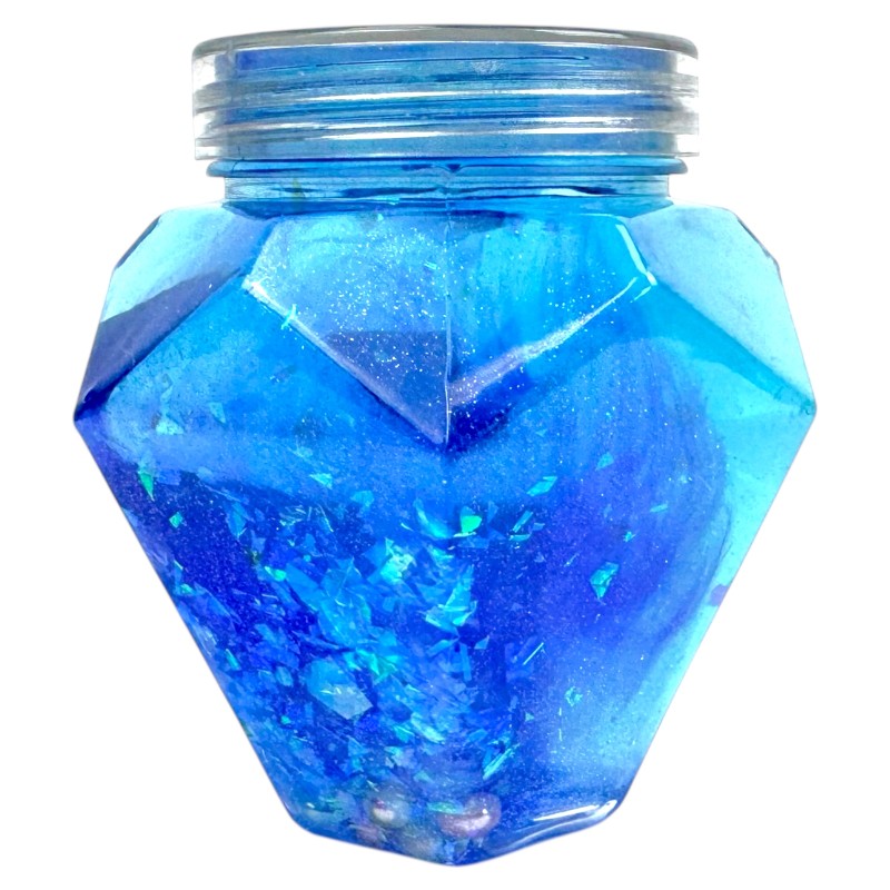 Slime Masa Sensoryczna z Perełkami i Hologramami 9 cm