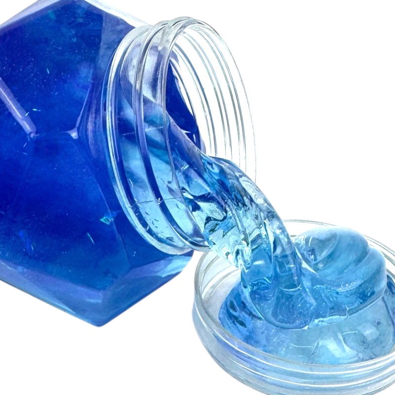 Slime Masa Sensoryczna z Perełkami i Hologramami 9 cm