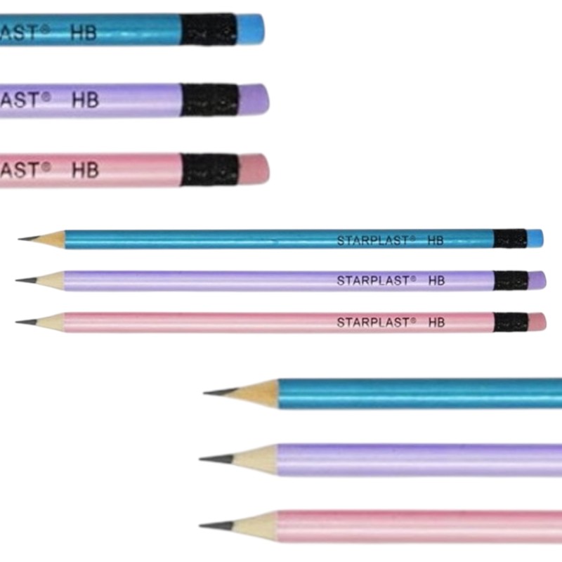 Ołówek HB PASTEL 3 sztuki zestaw EC5025