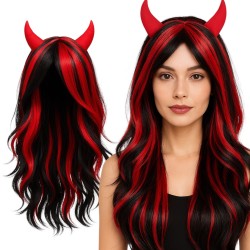 Peruka Diabeł z Rogami...