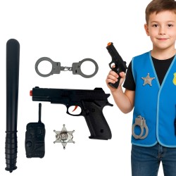 Strój szeryfa z kamizelką i akcesoriami dla dzieci