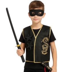 Zestaw Ninja dla dzieci z maską i mieczem