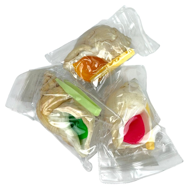 Zabawka sensoryczna muszelka z masą żelową 9cm