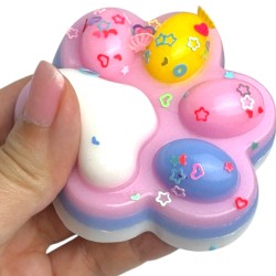 Gniotek Kocia Łapka Pastel z posypkami sensorycznymi