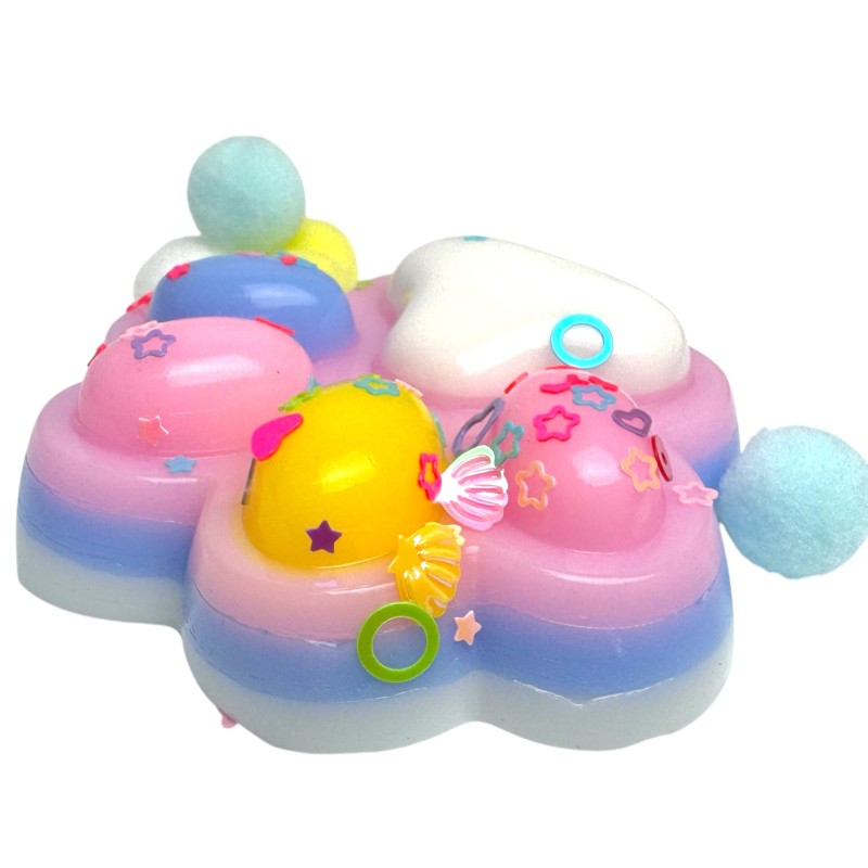 Gniotek Kocia Łapka Pastel z posypkami sensorycznymi