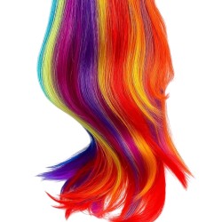 Peruka Jednorożec Pegaz Tęczowy Cosplay