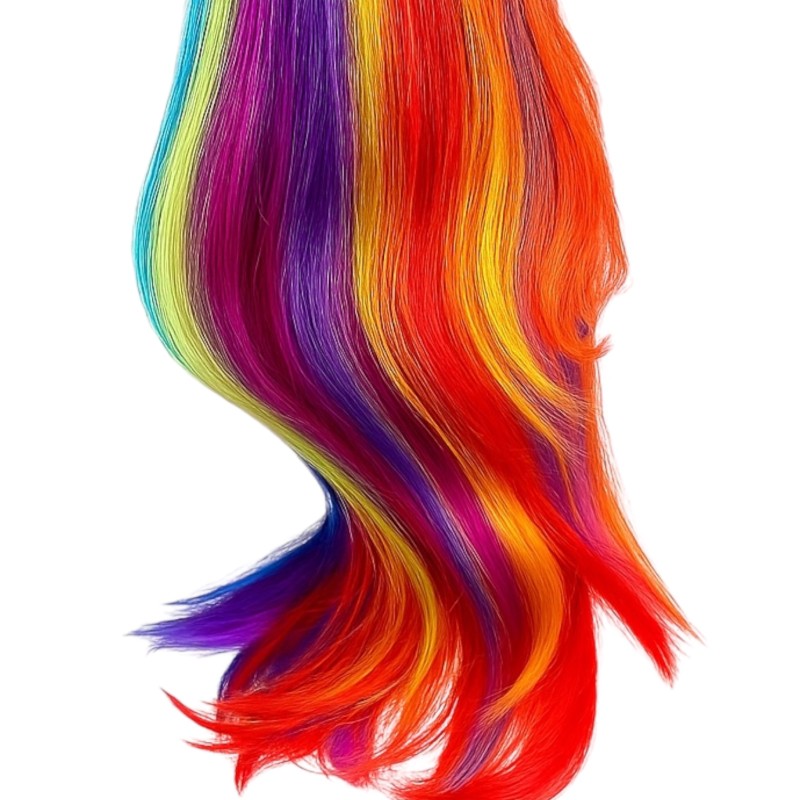 Peruka Jednorożec Pegaz Tęczowy Cosplay