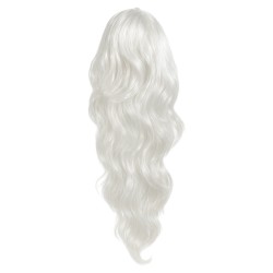 Peruka biała długie włosy cosplay 1 szt.