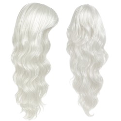 Peruka biała długie włosy...